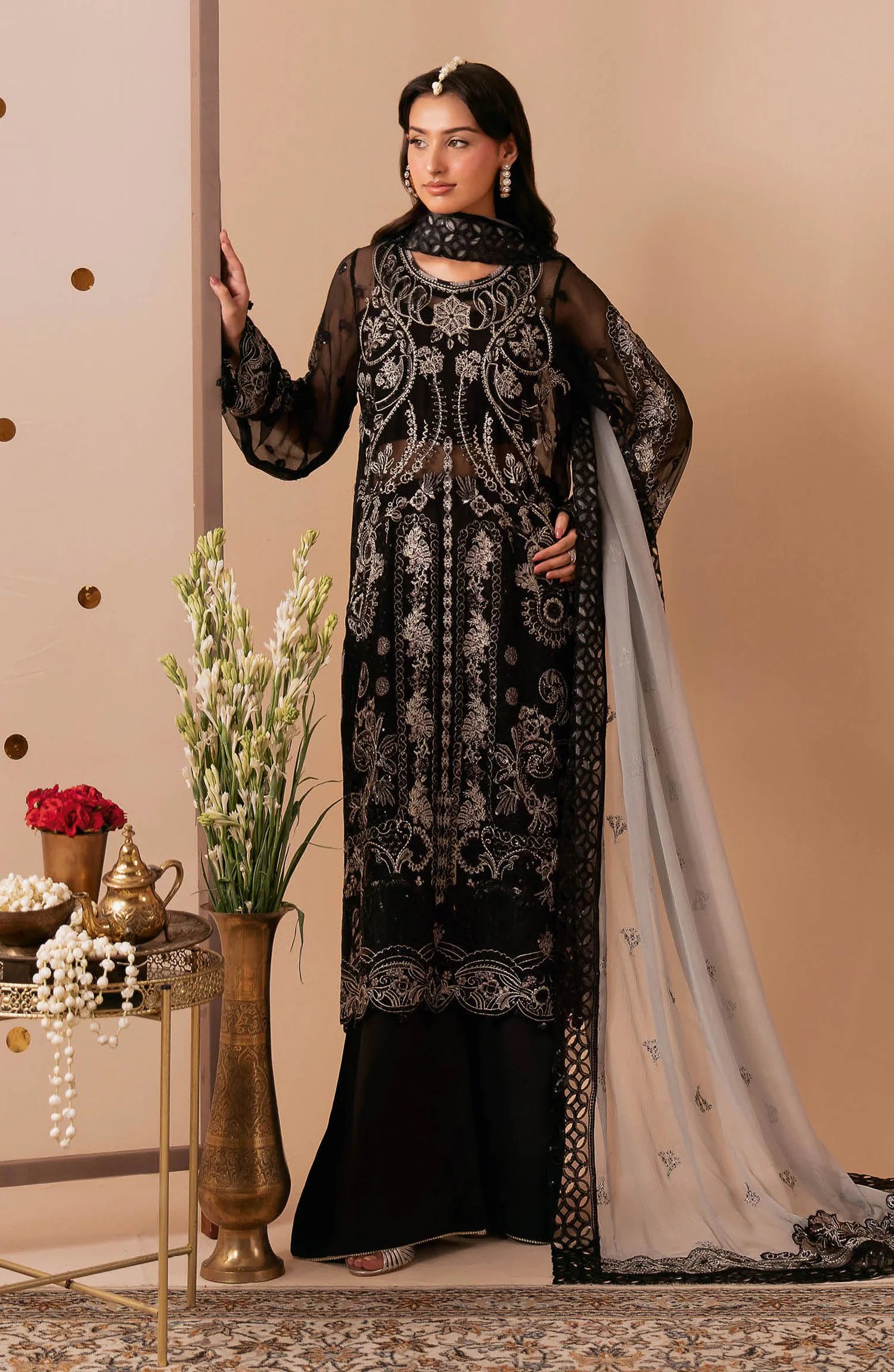 Dastak by Ramsha Premium Chiffon Collection Vol-03 (Q-306)