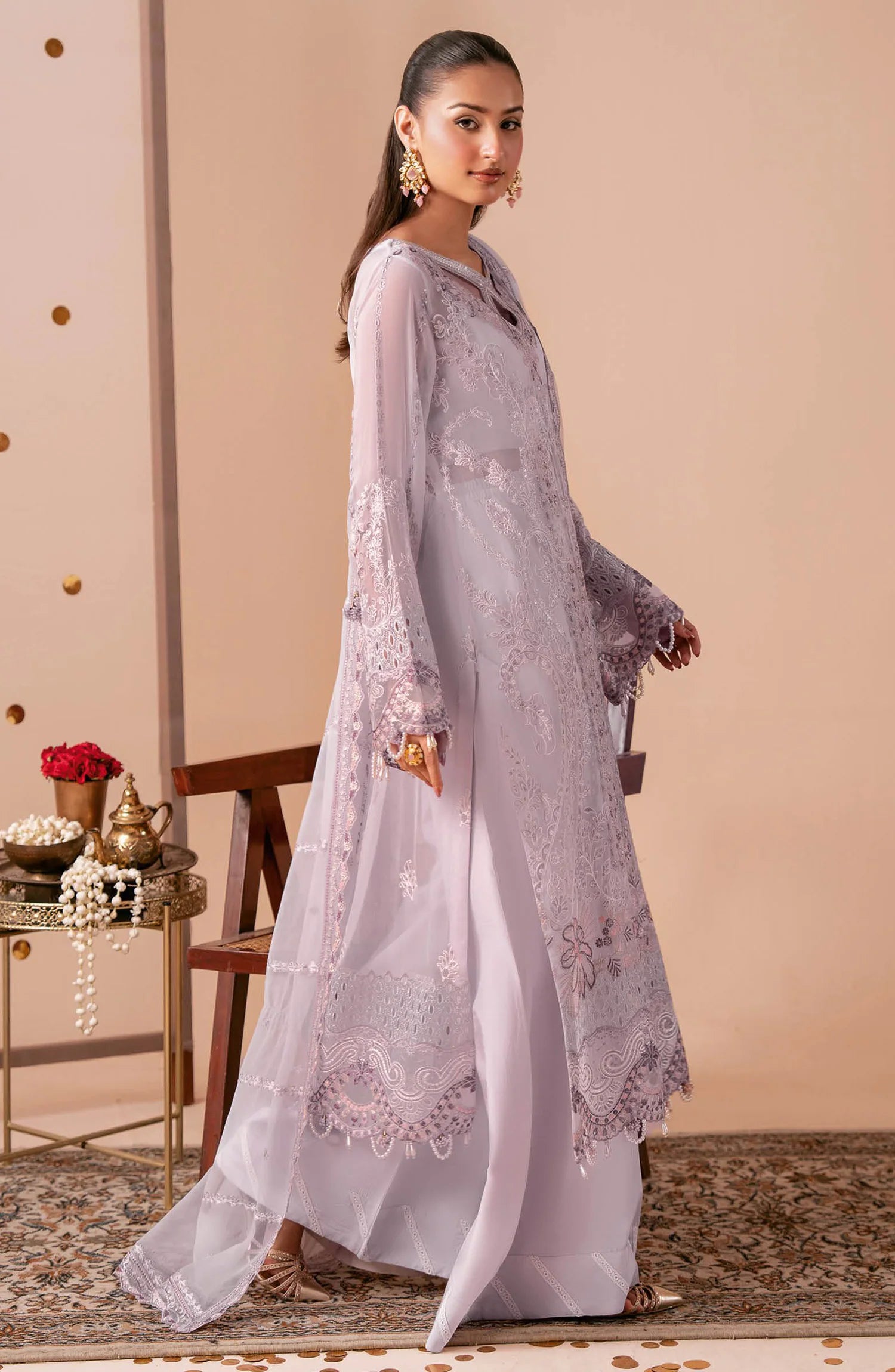 Dastak by Ramsha Premium Chiffon Collection 2026 Vol-03 (Q-308)