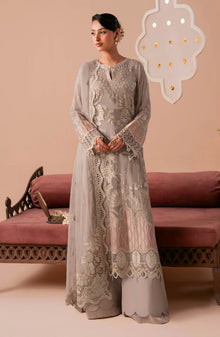 Dastak by Ramsha- Q-304 - Grey - Festive Collection