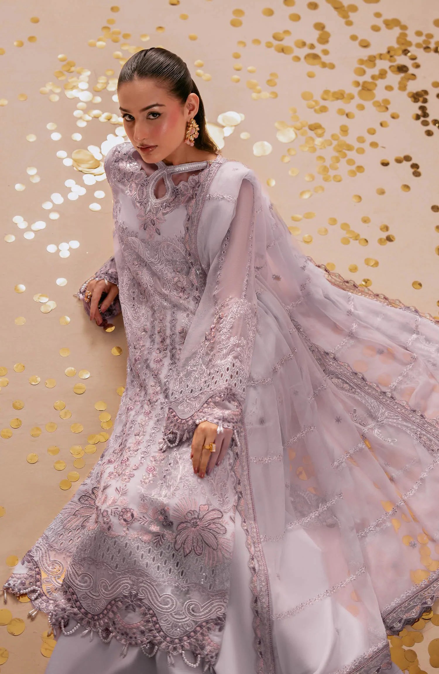 Dastak by Ramsha Premium Chiffon Collection 2026 Vol-03 (Q-308)