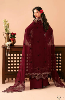 Dastak by Ramsha - Q-303 - Maroon - Festive Collection