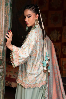 Maria B MPrints Embroidered Linen Unstitched 3Pc Suit MPT-3108-B