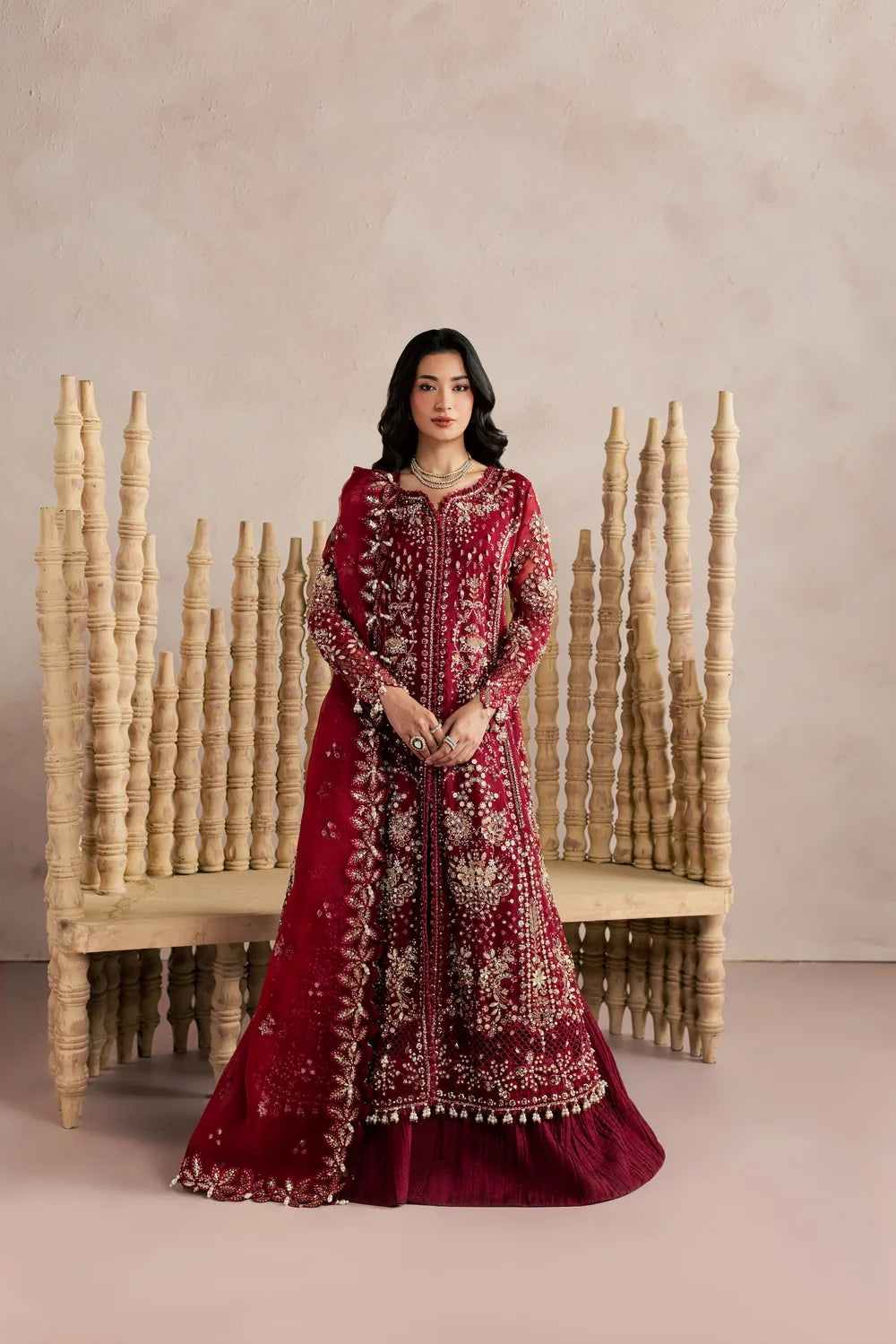 ROSAILE-Sorelle by Aylin Luxury Embroidered Net Unstitched 3 Piece Suit