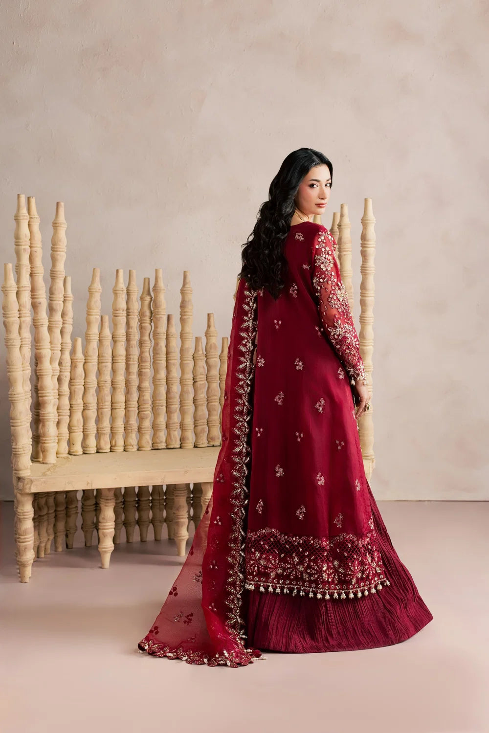 ROSAILE-Sorelle by Aylin Luxury Embroidered Net Unstitched 3 Piece Suit